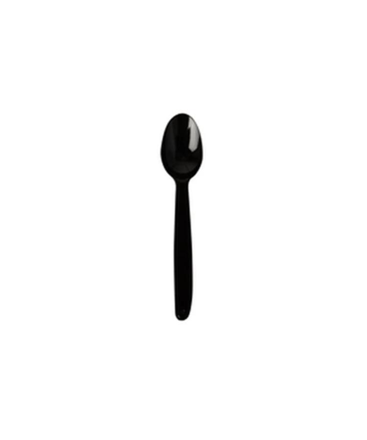 Łyżeczka czarna 13cm 50szt PP REUSE
