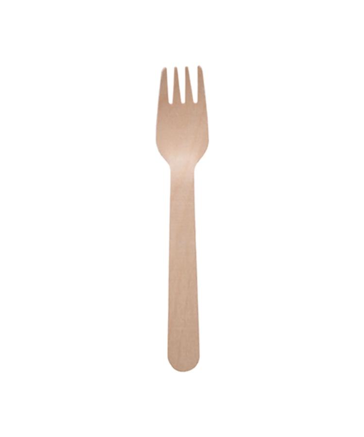 Widelec drewniany 16cm 100szt