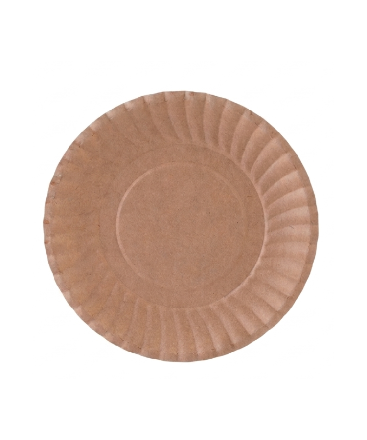 Talerz papierowy KRAFT 24cm 100szt